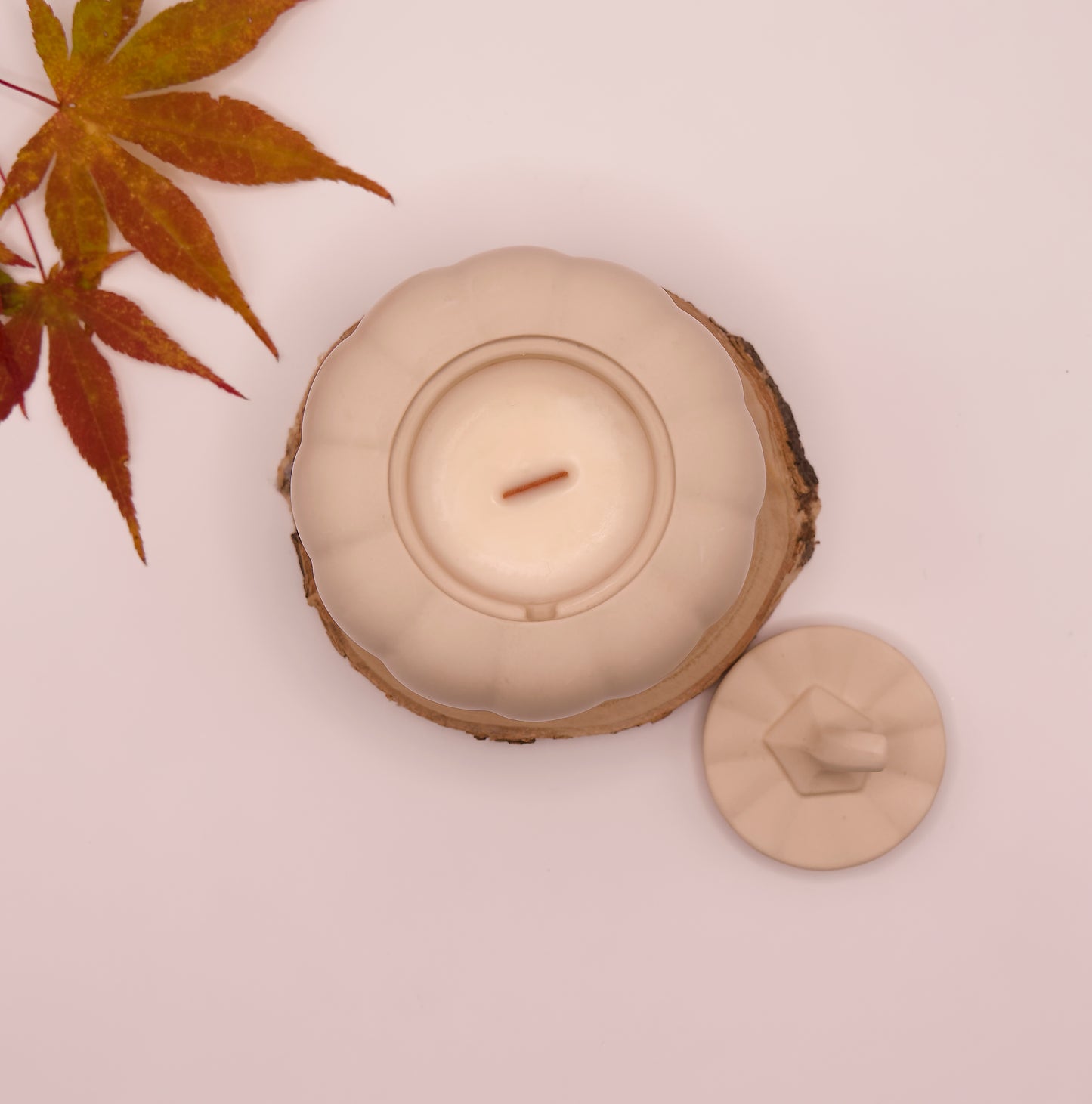 Bougie Freyja - Parfum Citrouille Blanche Ambrée