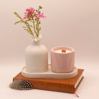 Vase en jesmonite Amalia