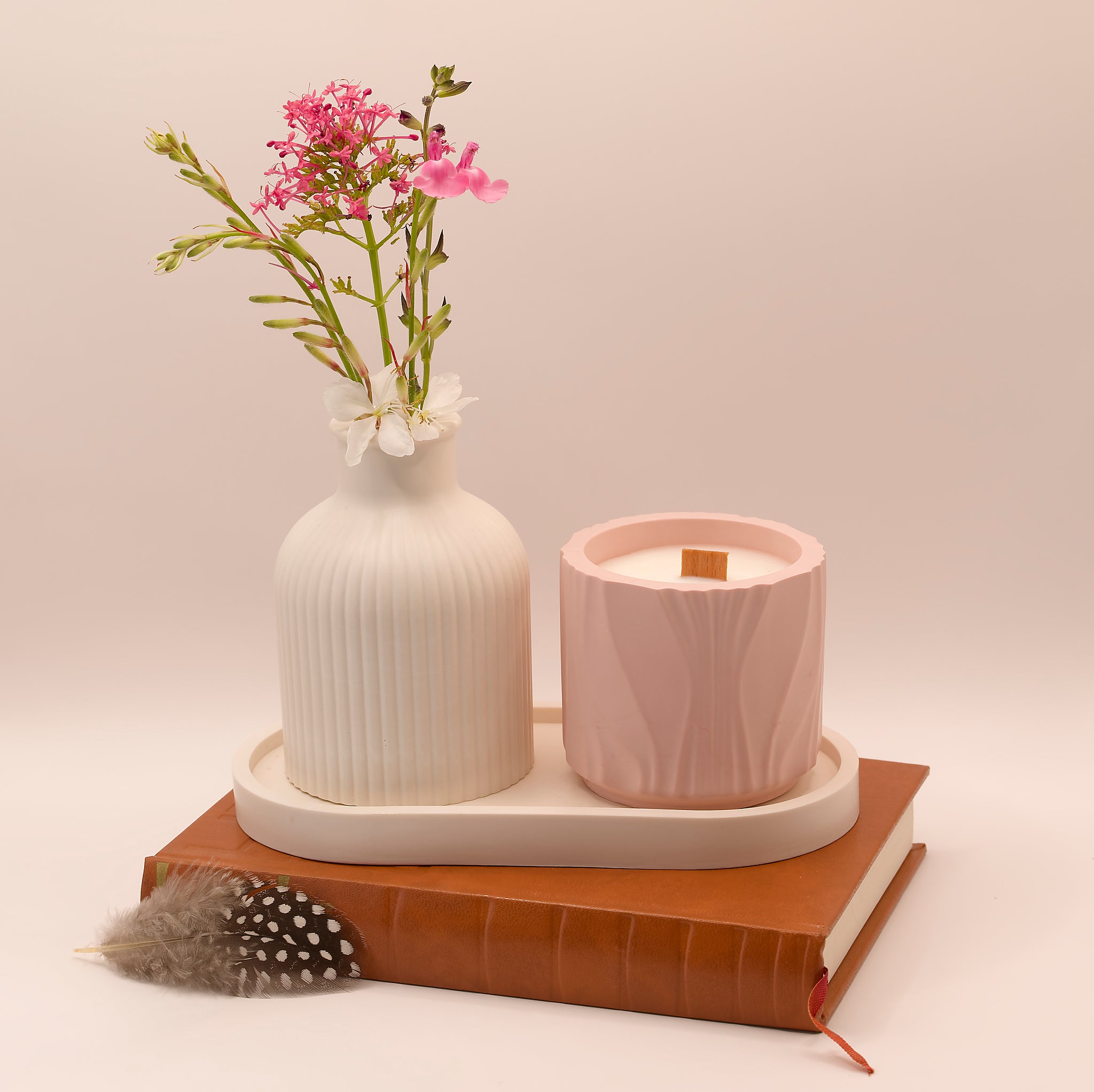 Vase en jesmonite Amalia