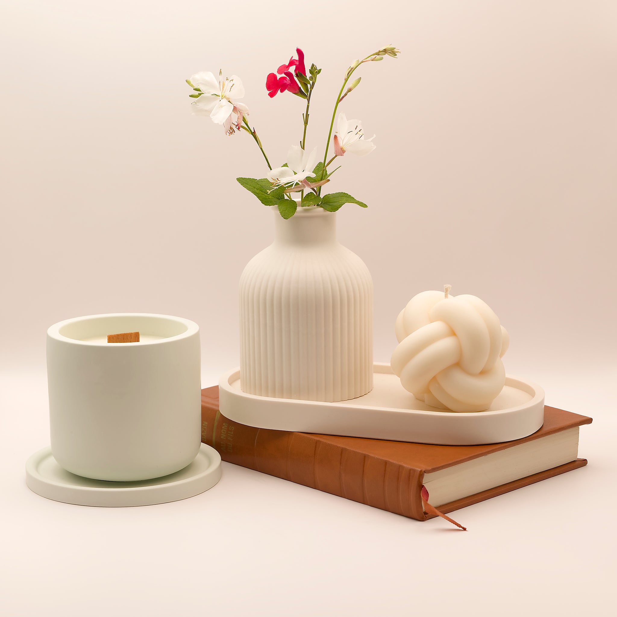 Vase en jesmonite Amalia