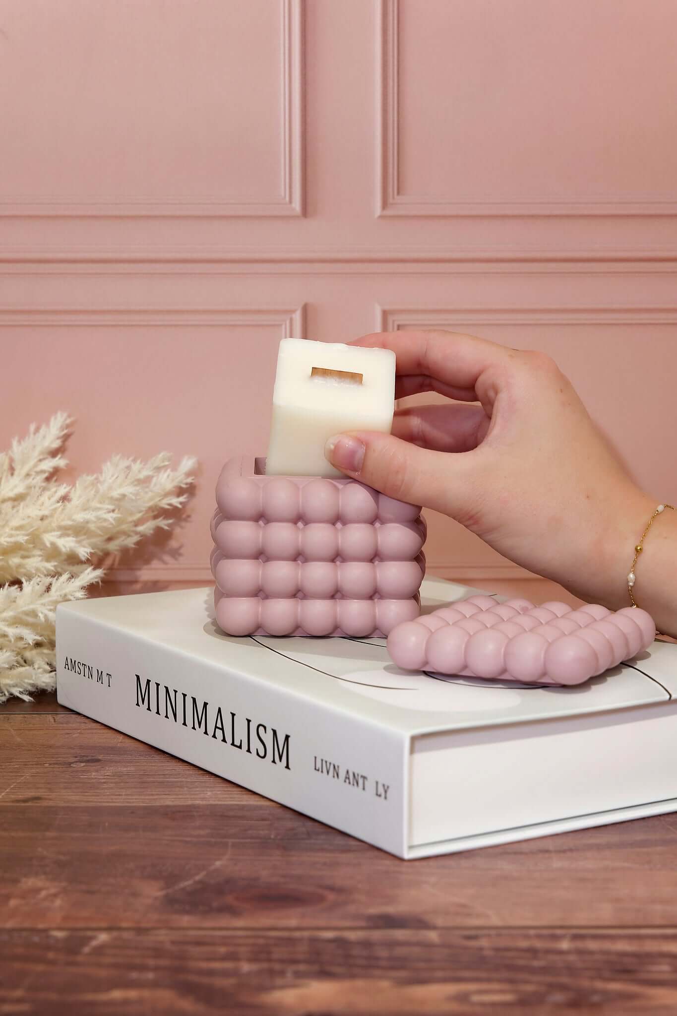 Recharge de bougie compatible avec un pot en jesmonite