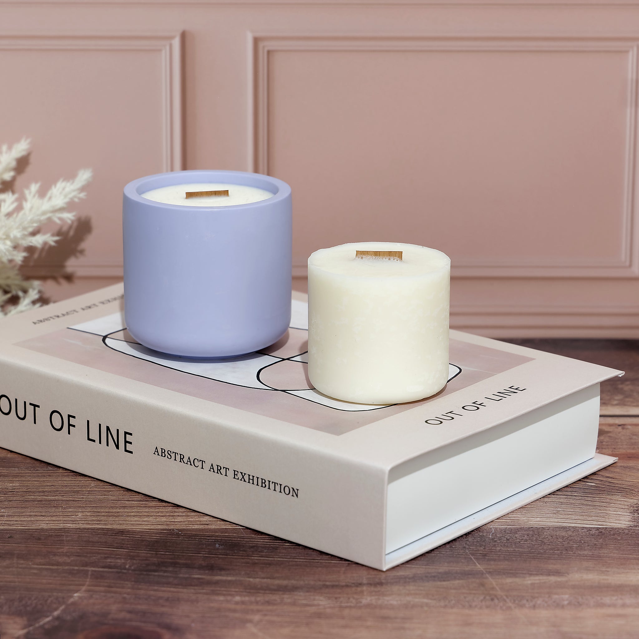 Recharge de bougie compatible avec un pot en jesmonite