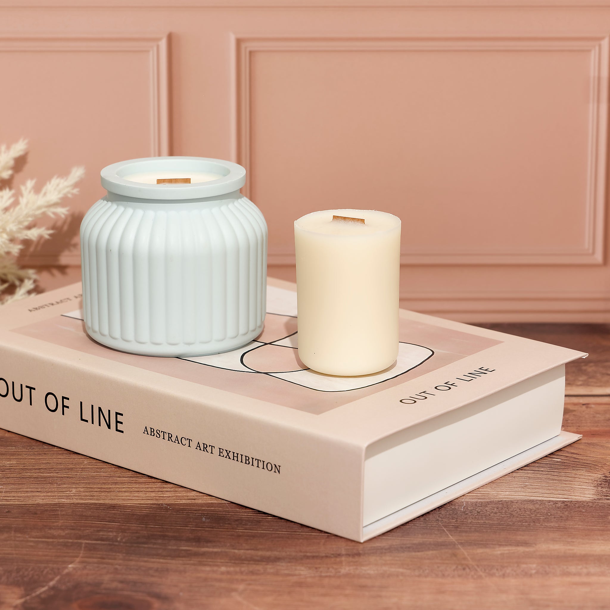 Recharge de bougie compatible avec un pot en jesmonite