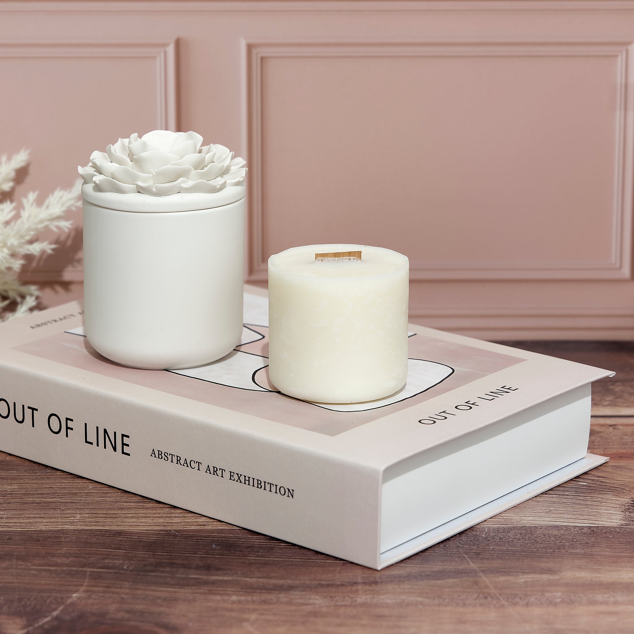 Recharge de bougie compatible avec un pot en jesmonite