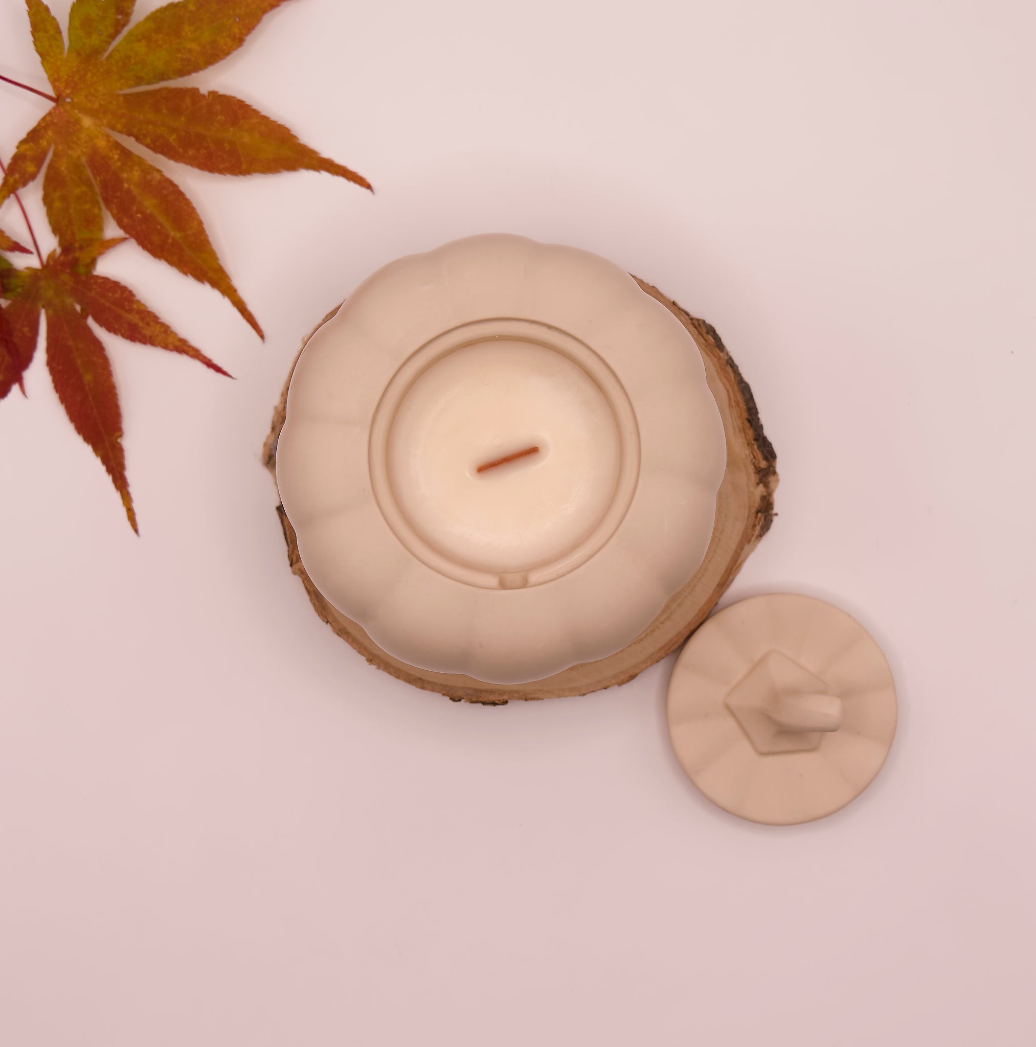 Bougie Freyja - Parfum Citrouille blanche ambree