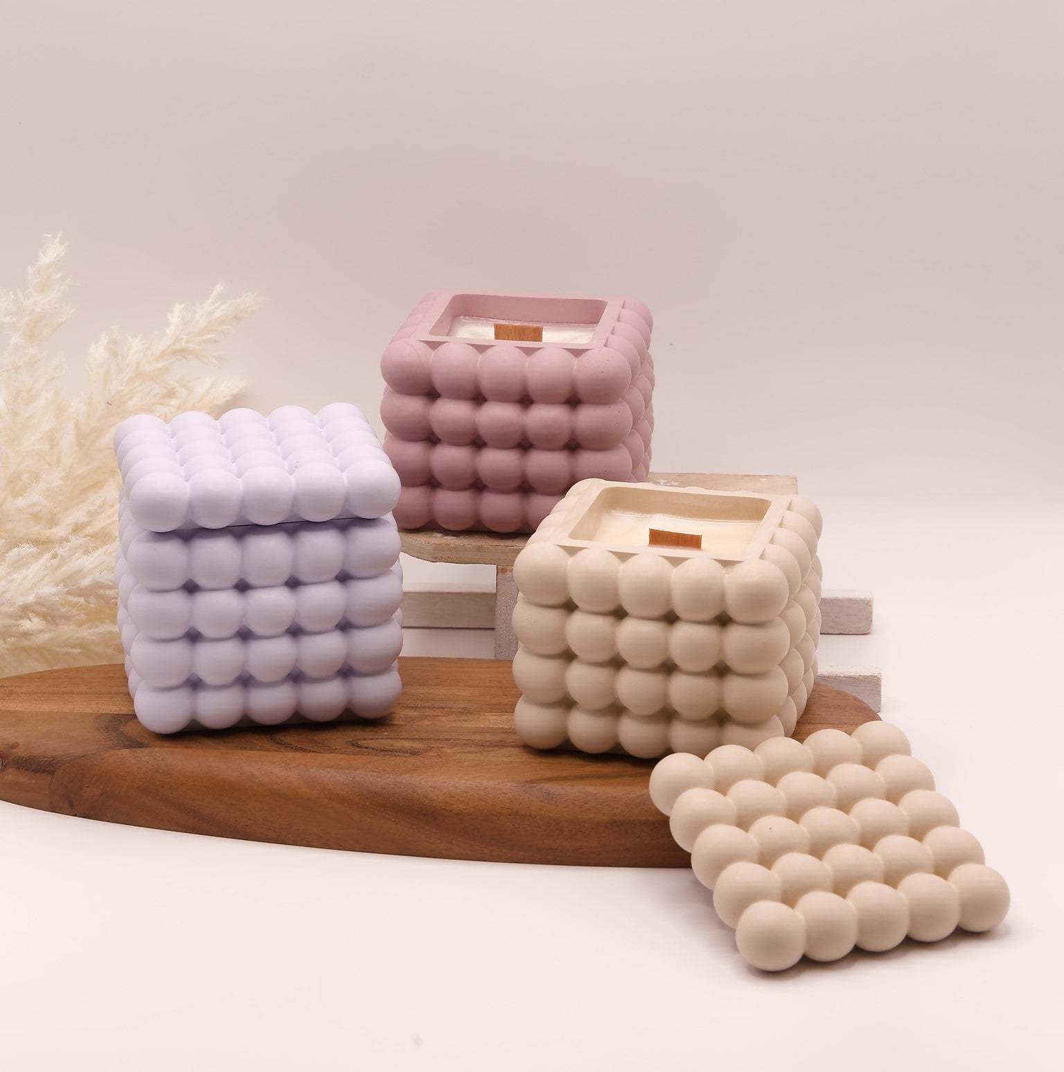 Bougie parfumée - Alice - Rose - L'Atelier de Silaya