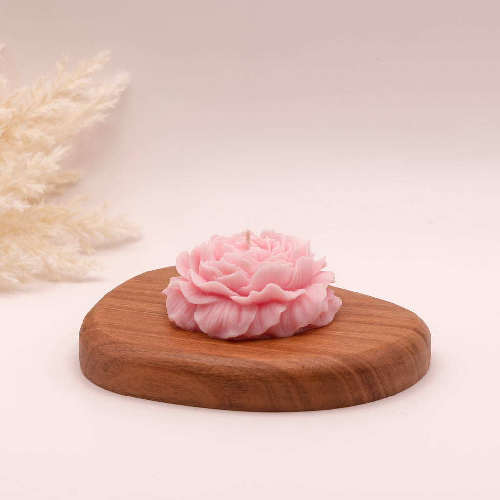 Bougie décorative en forme de fleur