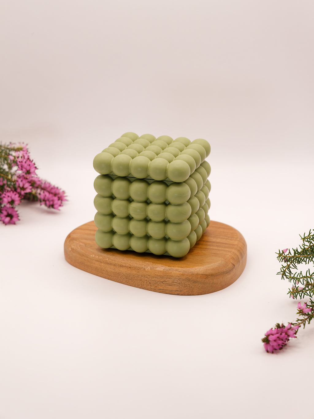 Bougie Alice - Parfum Cuir et bois - L'Atelier de Silaya