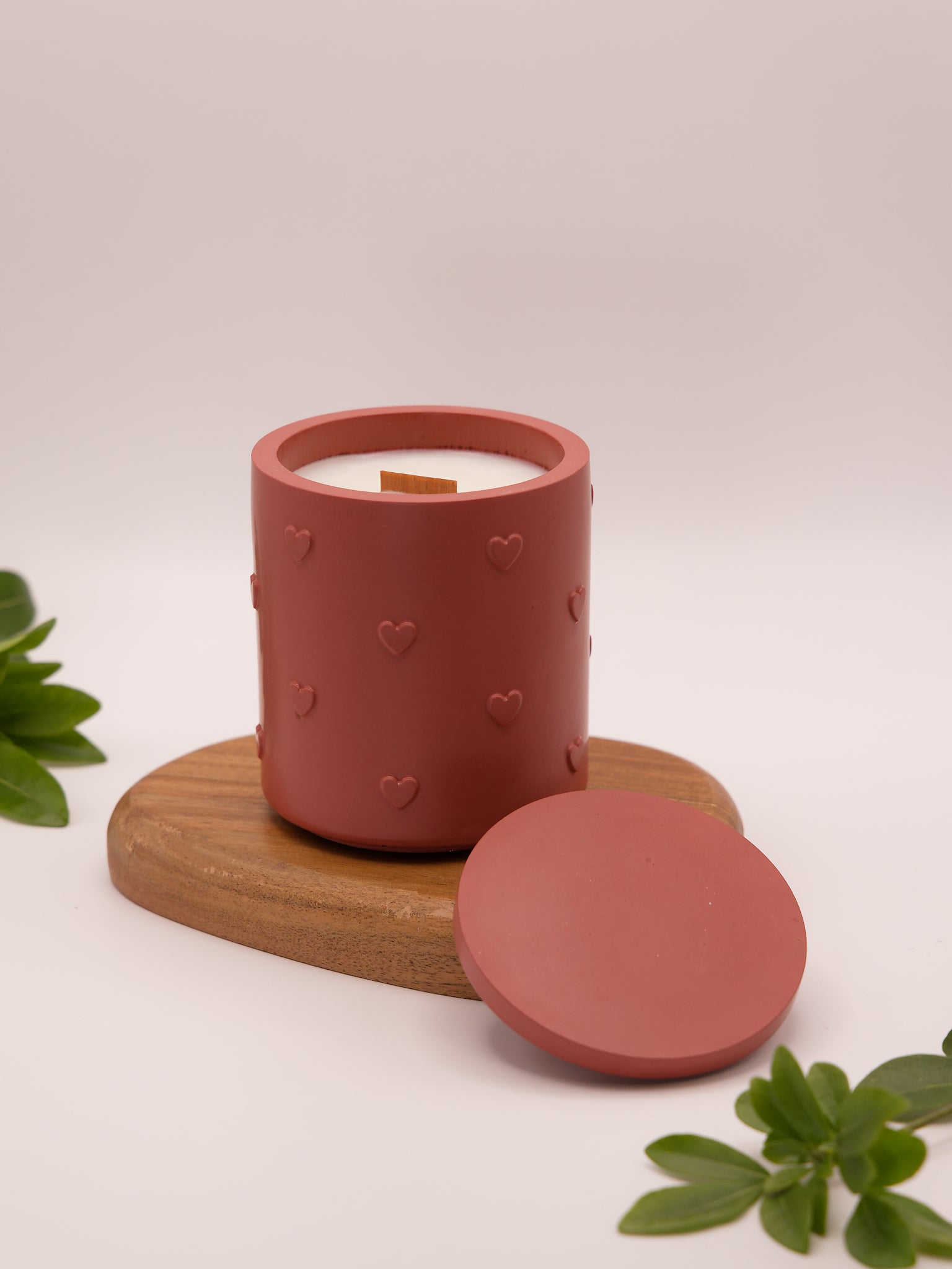 Bougie Love - Parfum Cerise - L'Atelier de Silaya