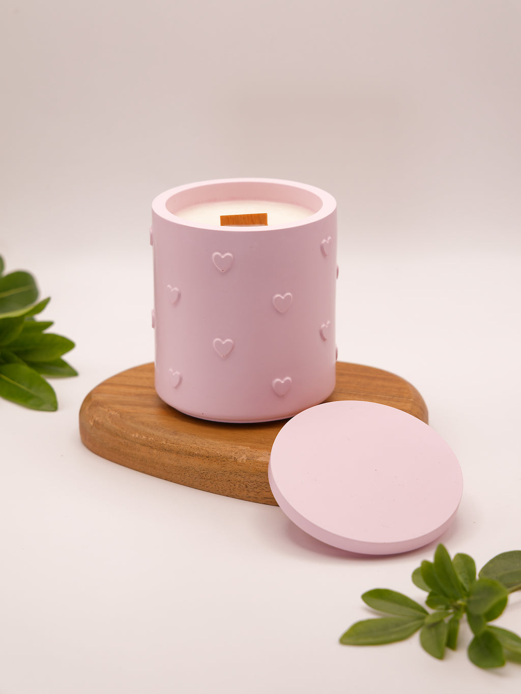 Bougie Love - Parfum Fleur de coton - L'Atelier de Silaya