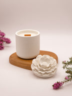 Bougie Alais - Parfum Fleur de coton - L'Atelier de Silaya