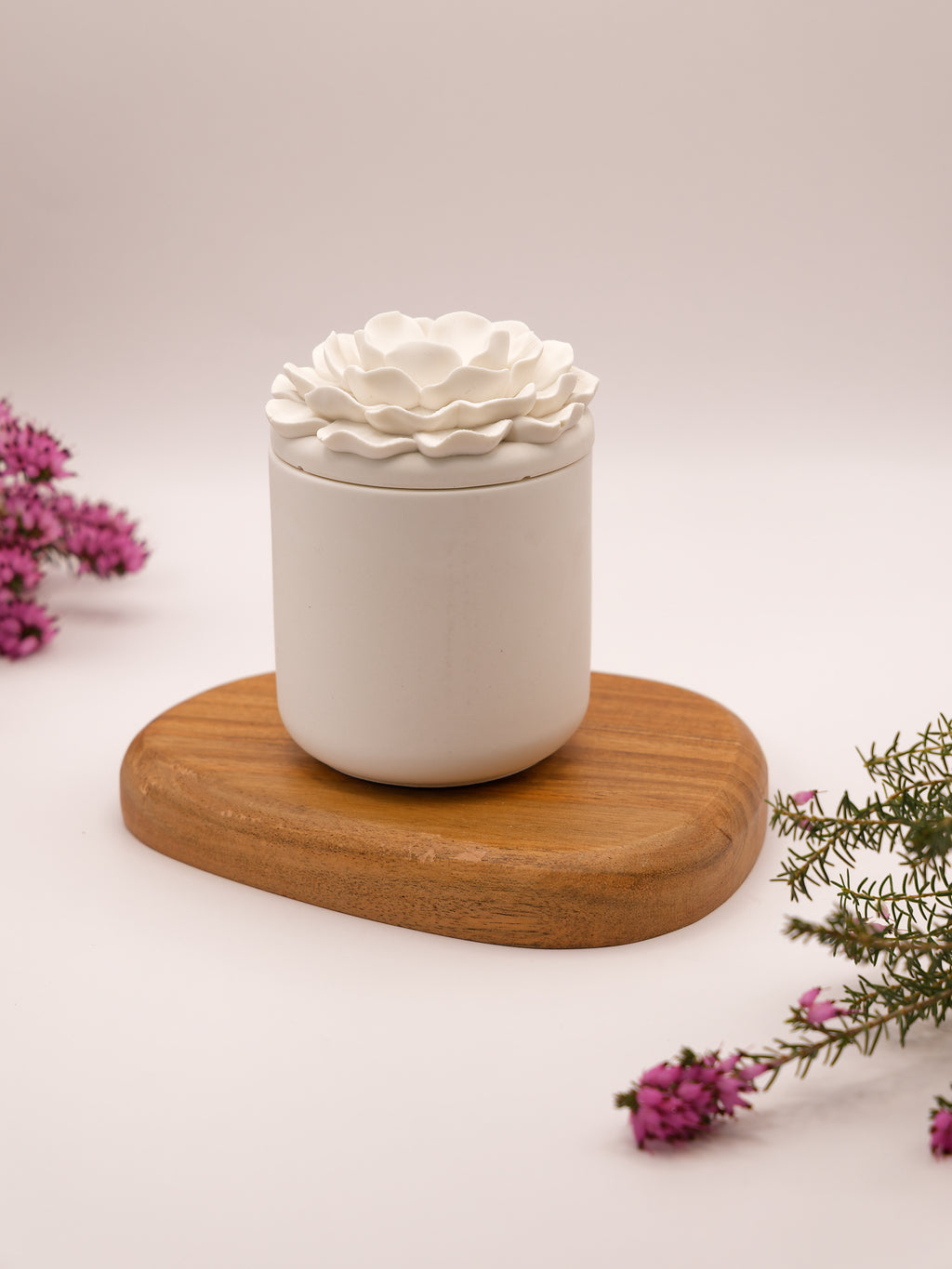 Bougie Alais - Parfum Fleur de coton - L'Atelier de Silaya