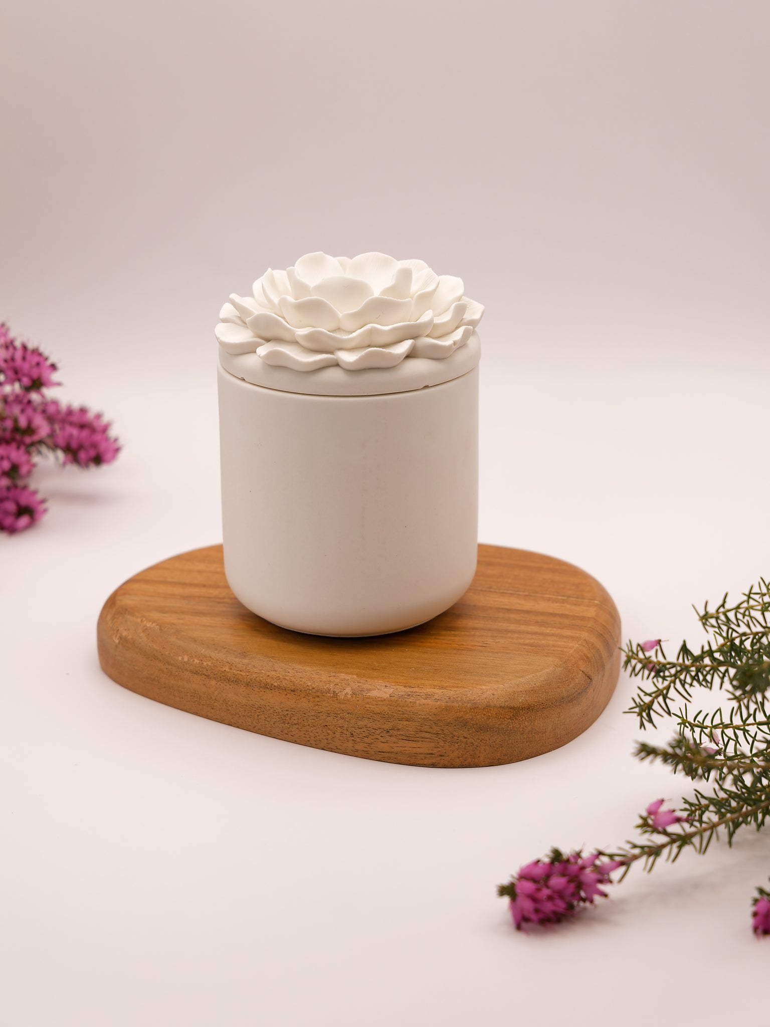 Bougie Alais - Parfum Fleur de coton - L'Atelier de Silaya