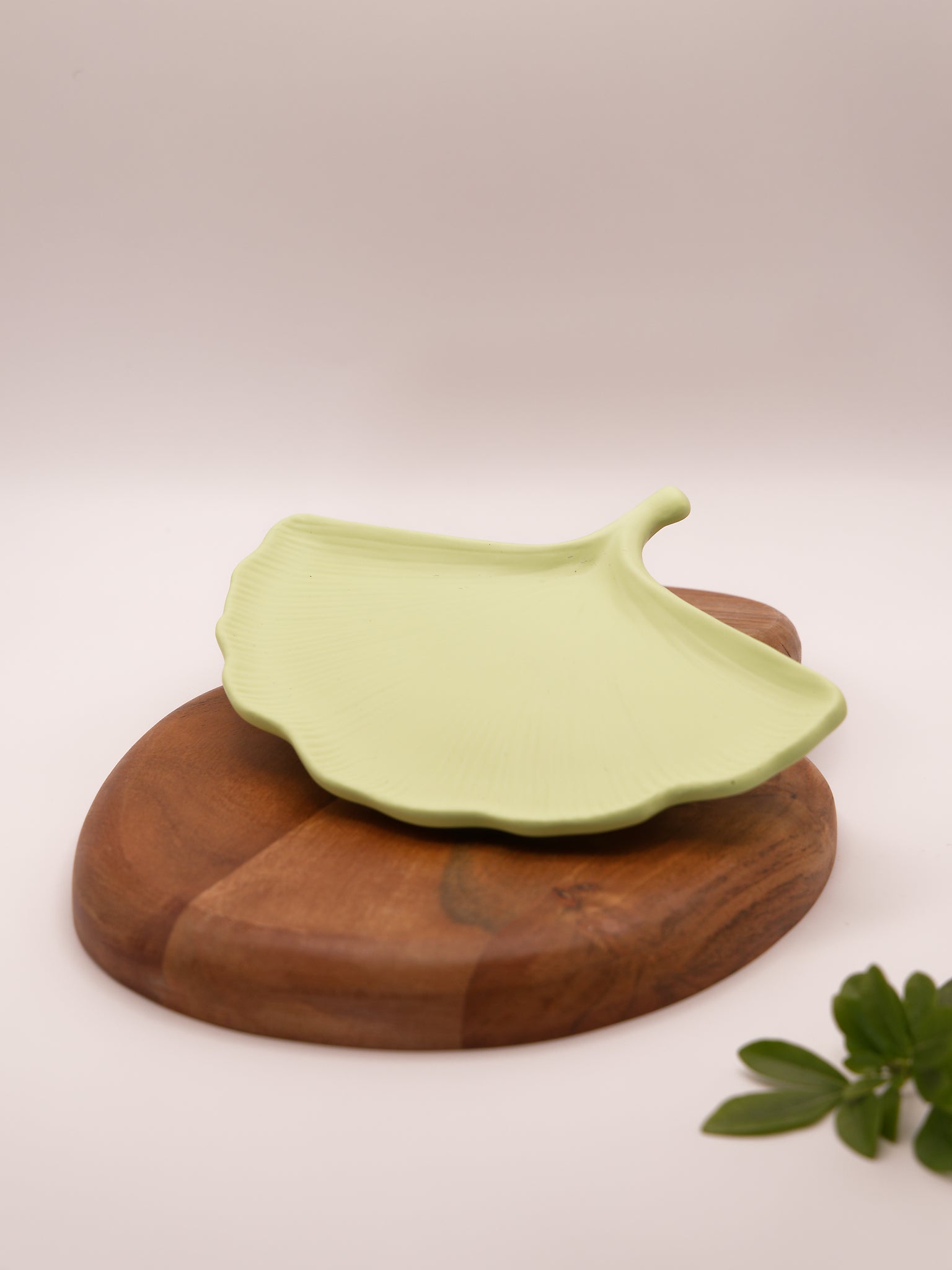Plateau en jesmonite Biloba - L'Atelier de Silaya