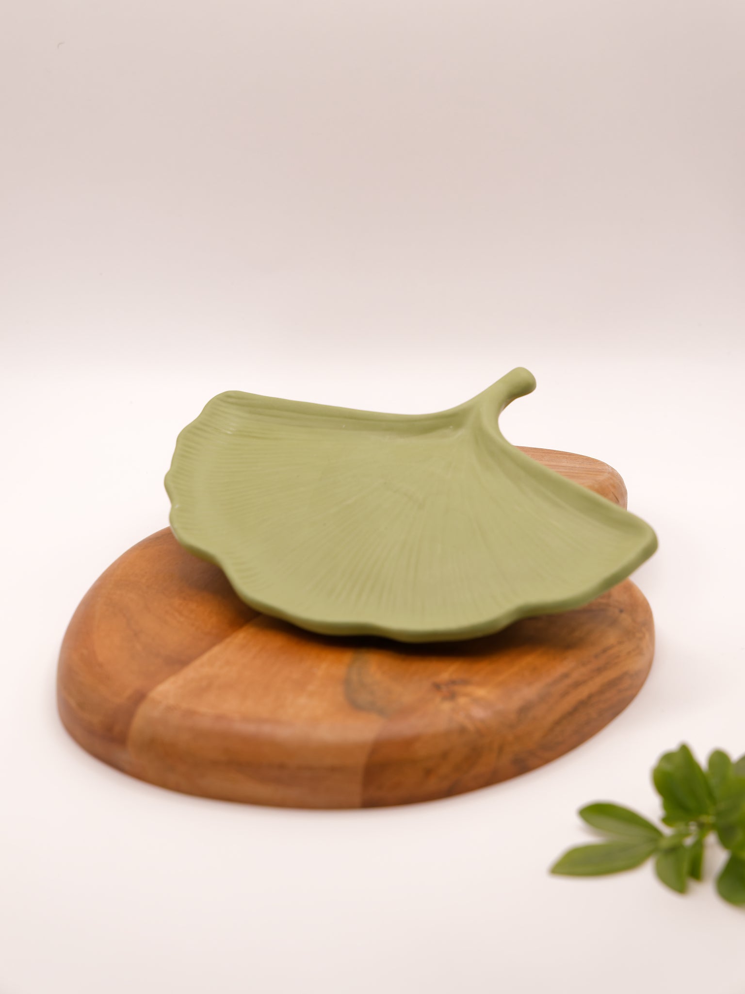 Plateau en jesmonite Biloba - L'Atelier de Silaya