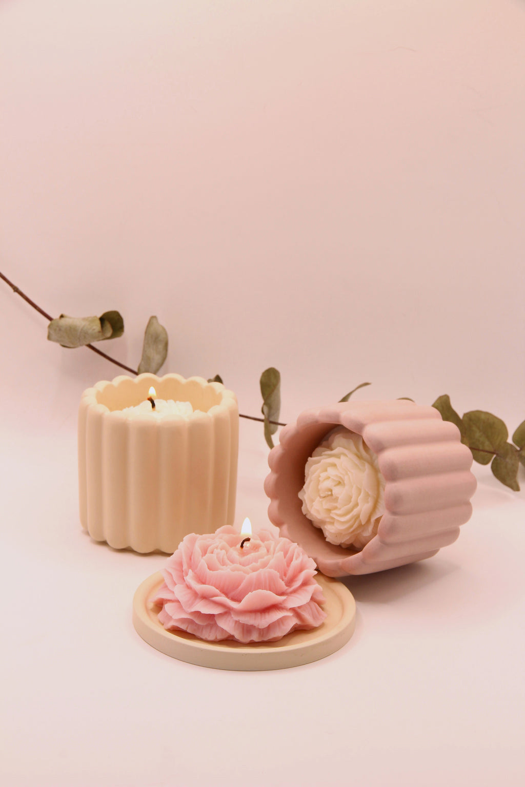 Bougie Angela - Parfum Rose