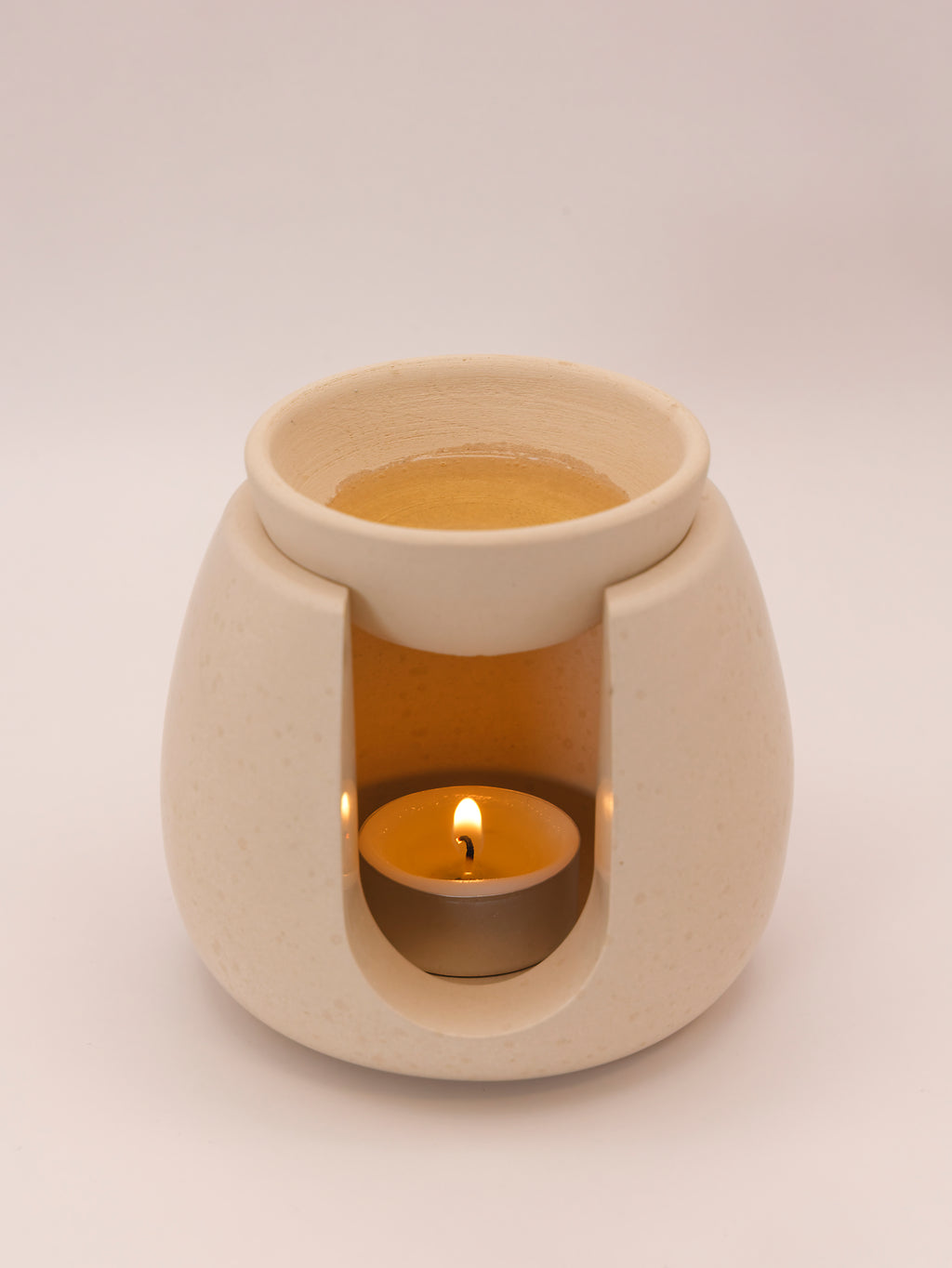 Brûleur pour fondants parfumés en jesmonite